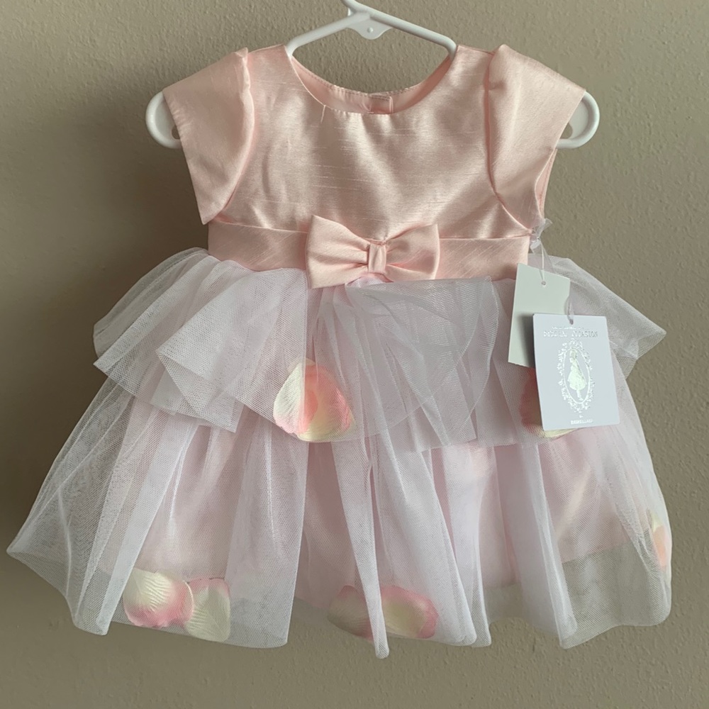 Markell at a baby girl flower petal formal dress